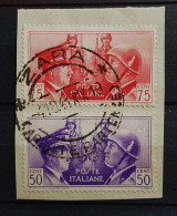 05 - 24 - Gino - Italie - Italia - 1941 - N° 455 Et 456 Oblitéré Zara - Afgestempeld