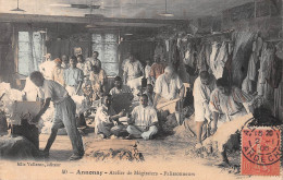 ANNONAY (Ardèche) - Atelier De Mégissiers-Palissonneurs - Tirage Couleurs - Voyagé 1906 (2 Scans) - Annonay