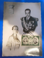 CARTE MAXIMUM DE MONACO   -  1956 - Cartes-Maximum (CM)