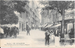 AIX LES BAINS - Rue Centrale,prise De La Place Du Revard - Animée - Aix Les Bains