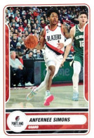 441 Anfernee Simons - Portland Trail Blazers - Panini NBA Basketball 2023-2024 Sticker Vignette - Altri & Non Classificati