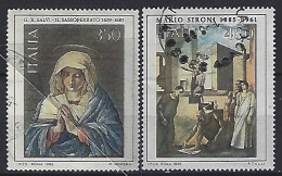 Italy 1985  Italienische Kunst  (o) Mi.1930-1931 - 1981-90: Oblitérés