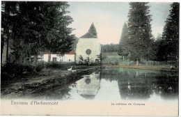 Le Château De Conques Colorée Et Circulée En 1907 - Herbeumont