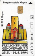 Germany - Burgfestspiele Mayen - Freilichtbühne Genovevaburg - O 0890 - 05.1994, 6DM, 2.000ex, Mint - O-Series : Series Clientes Excluidos Servicio De Colección