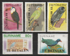 Suriname 1987, Postfris MNH, Birds (port Payed) - Suriname