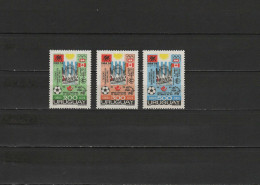 Uruguay 1974 Olympic Games Montreal / Innsbruck, Football Soccer World Cup Set Of 3 MNH - Sommer 1976: Montreal