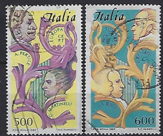 Italy 1985  Europa  (o) Mi.1932-1933 - 1981-90: Usados
