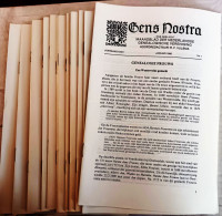 Gens Nostra 1980,Genealogische Vereniging, Jaargang 1980 Compl, Jaargang 35, 408 Pag, - Autres & Non Classés