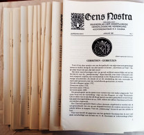Gens Nostra 1981,Genealogische Vereniging, Jaargang 1981 Compl, Jaargang 36, 448 Pag, - Altri & Non Classificati