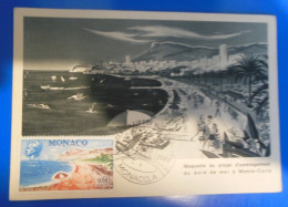 CARTE MAXIMUM DE MONACO   -  1966 - Cartoline Maximum
