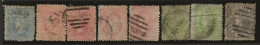 Victoria    .   SG    .   8 Stamps     .   O      .     Cancelled - Used Stamps