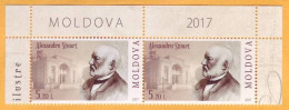 2017 Moldova Moldavie Famous Personalities, World Culture - Baron Alexander Stuart Zemstvos Muzeum 2v Mint - Moldavië