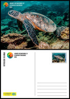 MALI 2024 STATIONERY CARD - GREEN TURTLE TURTLES REPTILES TORTUES TORTUE VERTE - INTERNATIONAL DAY BIODIVERSITY - Tortues