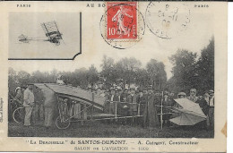 PARIS Salon De L' Aviation 1909. La Demoiselle De SANTOS DUMONT. - Autres & Non Classés