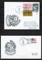 USA 1963 1966 Operation Deep Freeze Task Force 43 Ship USS MILLS - Glacier AGB-4 - 2 Covers - Other & Unclassified