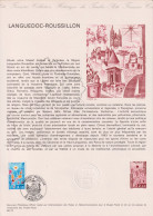 1977 FRANCE Document De La Poste Languedoc Roussillon N° 1918 - Documents Of Postal Services