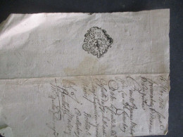MANUSCRIT 1762 CACHET GENERALITE MONTPELLIER  A DECHIFFRER - Historical Documents