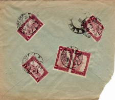 POSTAL HISTORY ,STAMPS ON ENTERPRISE HEADER COVER REGISTERED, 1921, HUNGARY - Covers & Documents
