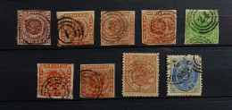 05 - 24 - Gino - Danemark N° 2 - 4 - 5 - 8 - 13 - 16 - Value : 320 Euros - Used Stamps