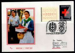 Brief Mit Stempel 4910 Ried Im Innkreis  Öst. Rotes Kreuz Eröffnung Bezirksstelle  Vom 11.9.1992 - Cartas & Documentos