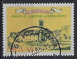 Italy 1985  950 Jahre Abtei San Salvatore Auf Dem Monte Amiata  (o) Mi.1936 - 1981-90: Usados