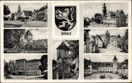 CPA Altdorf Bei Nürnberg, Wappen, Rathaus, Stadtkirche, Oberer Markt, Krankenhaus, Ehem. Universität - Autres & Non Classés