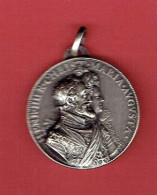 Médaille Anniversaire D'Henri IV Et Marie De Médicis 1589-1989 FLEUR DE LYS ROYAUTE ROI ROYALISME - Royaux / De Noblesse