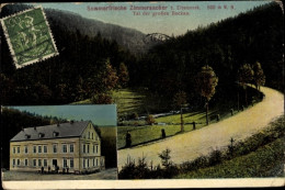 CPA Zimmersacher Blauenthal Eibenstock Im Erzgebirge, Gasthaus, Tal Der Großen Bockau - Altri & Non Classificati