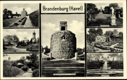 CPA Brandenburg An Der Havel, Marienberg, Bismarck-Warte, Poetenweg, Rosengarten, Schutzhütte - Other & Unclassified