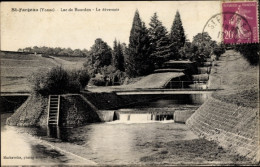 CPA Saint Fargeau Yonne, Lake Bourdon, Der Überlauf - Autres & Non Classés