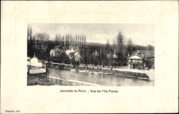 CPA Joinville Le Pont Val De Marne, Blick Auf Die Insel Fanac - Other & Unclassified