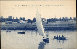 CPA Joinville Haute Marne, Die Ufer Der Marne, Segelboot, Eine Kurve - Autres & Non Classés