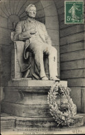 CPA Villeneuve Saint Georges Val De Marne, Statue De Victor Duruy - Other & Unclassified
