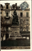 CPA Belfort Beffert Beffort Territoire De Belfort, Statue Quand Meme - Other & Unclassified