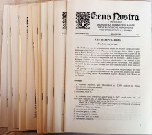 Gens Nostra 1984,Genealogische Vereniging, Jaargang 1984 Compl, Jaargang 39, 452 Pag, - Altri & Non Classificati