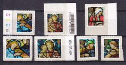 194 GRANDE BRETAGNE 2009 - Y&T 3209/15 Adhesif - Noel Ange Madone Joseph Roi Mage Berger - Neuf ** (MNH) Sans Charniere - Unused Stamps