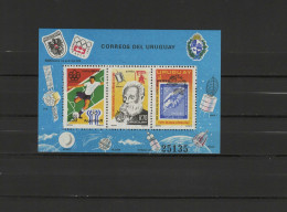 Uruguay 1976 Olympic Games Montreal / Innsbruck, Football Soccer World Cup, Space S/s MNH -scarce- - Verano 1976: Montréal