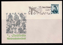 Brief Mit Stempel Christkindl  Vom 24.12.1960 - Storia Postale