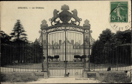 CPA Draveil Essonne, Le Chateau, Eingangstor - Otros & Sin Clasificación