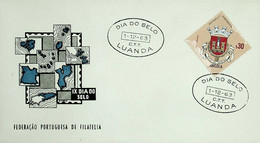 1963 Angola Dia Do Selo / Stamp Day - Día Del Sello