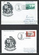 USA 1966 Operation Deep Freeze Task Force 43 - USS Thomas J Gary, Glacier AGB-4 - 2 Covers - Other & Unclassified