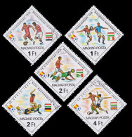 WORD CUP FOOTBALL.1982.HUNGARY.SET 5 USED - Other & Unclassified