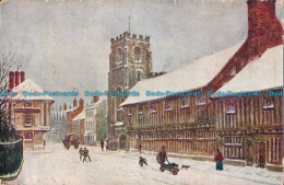 R004218 Old Postcard. Winter Scene. 1910 - Monde