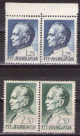 Yugoslavia 1968 - Definitive-Tito - Mi 1287 -1288 - MNH**VF - Nuovi