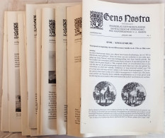 Gens Nostra 1988,Genealogische Vereniging, Jaargang 1988 Compl, Jaargang 43, 504 Pag, - Altri & Non Classificati
