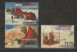 AAT 1997 Antarctic Research Expeditions 3v **  Mnh (59878) - Nuevos