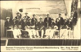 CPA Damen-Trompeter-Corps Rheinland-Mecklenburg, Direktor: August Breest - Autres & Non Classés
