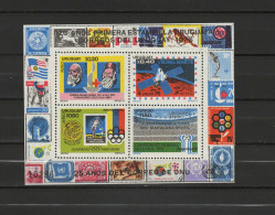 Uruguay 1976 Olympic Games Montreal / Innsbruck, Space, Football Soccer World Cup, Red Cross S/s MNH - Verano 1976: Montréal