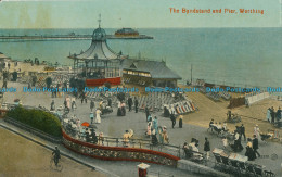 R003781 The Bandstand And Pier. Worthing. Valentine - Monde
