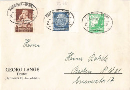 Bahnpost (Ambulant; R.P.O./T.P.O.) Hannover-Bebra (ZA2638) - Cartas & Documentos